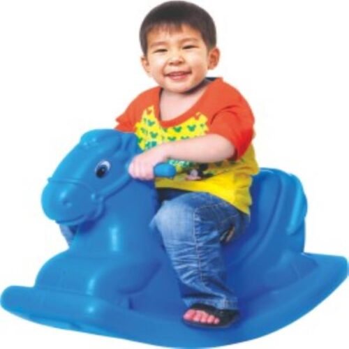 Horses rocking chair Blue