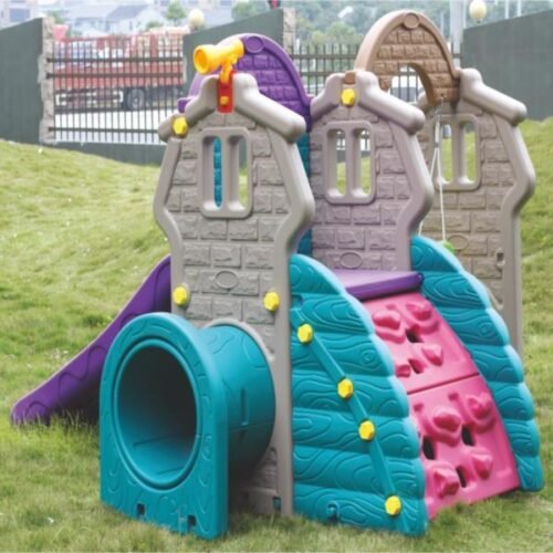 Tunnel Playhouse & Rock Climber Wall