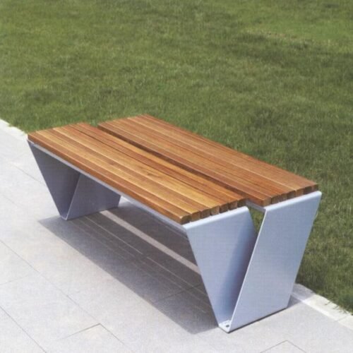 Metal fancy Bench double site