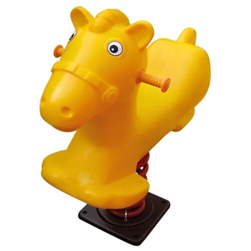 Horse shape children ride spring