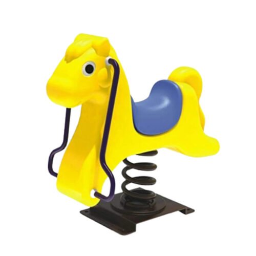 Horse shape children ride spring