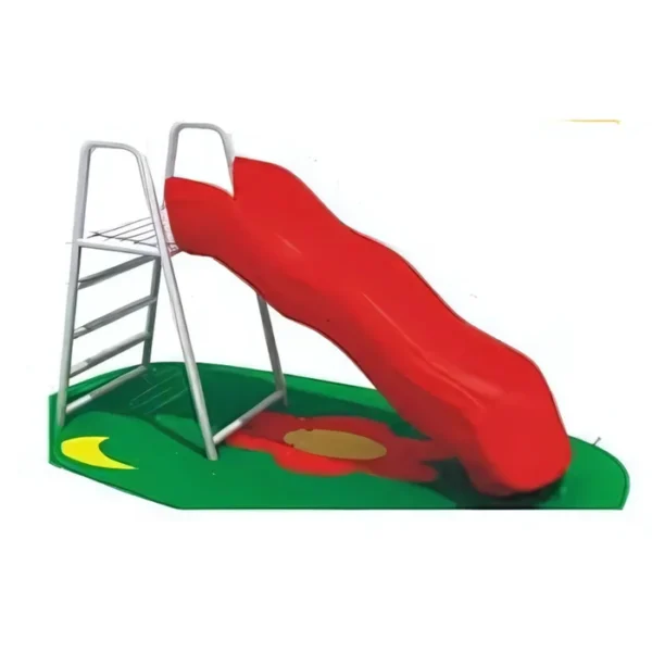 Red coloured slide for kids with stair Small - Image 2