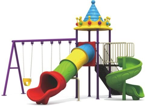 Myts Kids Outdoor Fun Backyard Series with Swing and Slide