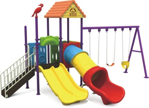 Slide A yellow slide likely for younger children