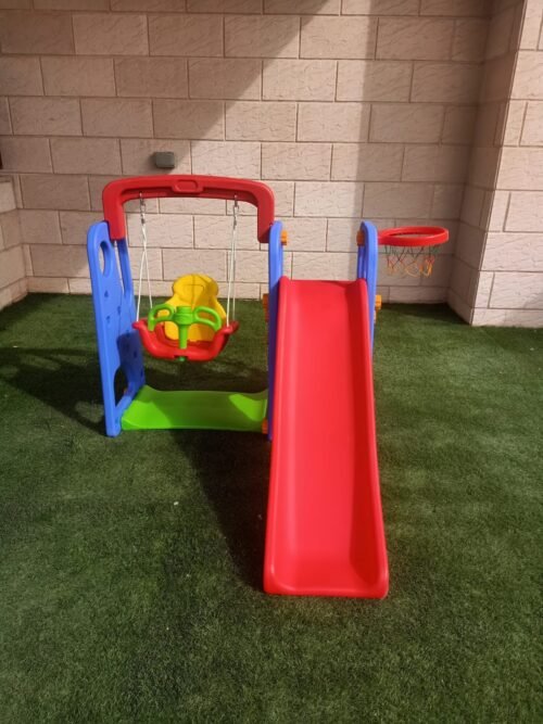 Swing Set with Slide