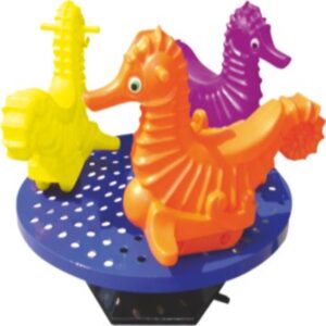 Sea Horse Merry Go Round Garden Playset
