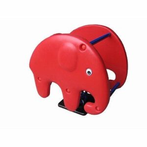 Red Plastic Elephant Shape Spring Toy