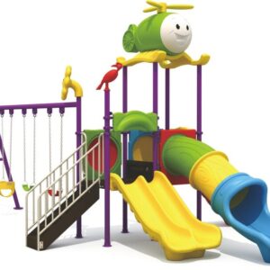Mega Garden Dual and Single Slides and Swings