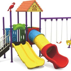 Slide A yellow slide likely for younger children