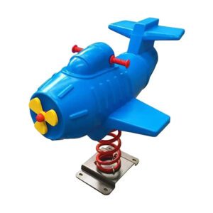 Plane Shape Children Ride Spring